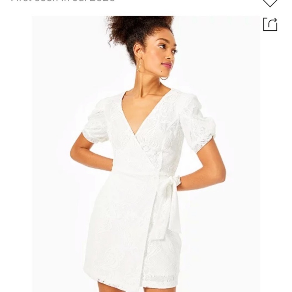 Lilly Pulitzer white romper NWT L